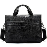 WESTAL Men Genuine Leather Laptop Briefcase - foxberryparkproducts