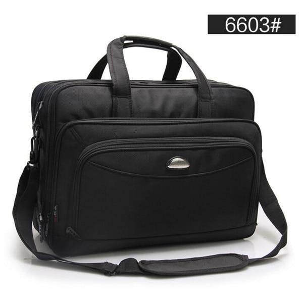 Large Capacity Men 17 Inches Briefcases Waterproof Briefcase - foxberryparkproducts