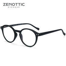 Load image into Gallery viewer, ZENOTTIC Round Frame Reading Glasses For Men Women Computer Optical Eyeglasses Hyperopia Anti Blue Light Reading Glasses Eyewear - foxberryparkproducts
