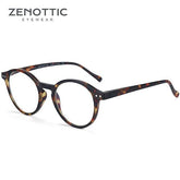 ZENOTTIC Round Frame Reading Glasses For Men Women Computer Optical Eyeglasses Hyperopia Anti Blue Light Reading Glasses Eyewear - foxberryparkproducts