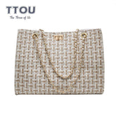 Gifts for Her  Handbag Famous Brand Luxury Quality Large Capacity Crossbody  Canvas Knitting  ID A212 - 2102 - foxberryparkproducts
