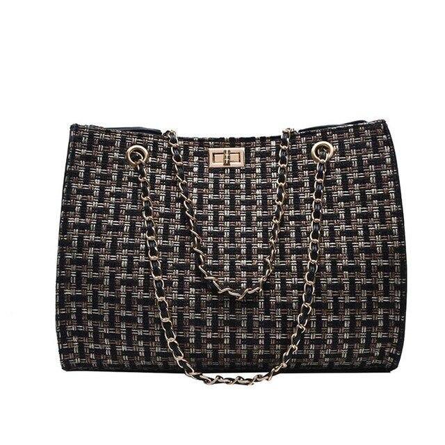 Gifts for Her  Handbag Famous Brand Luxury Quality Large Capacity Crossbody  Canvas Knitting  ID A212 - 2102 - foxberryparkproducts