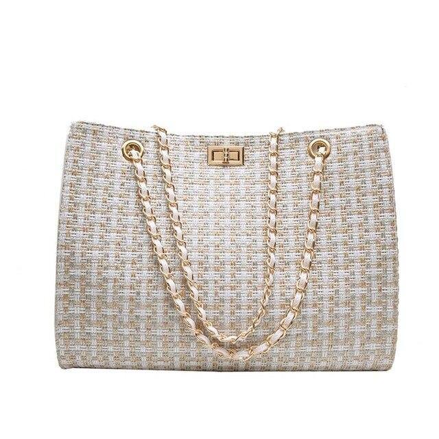 Gifts for Her  Handbag Famous Brand Luxury Quality Large Capacity Crossbody  Canvas Knitting  ID A212 - 2102 - foxberryparkproducts