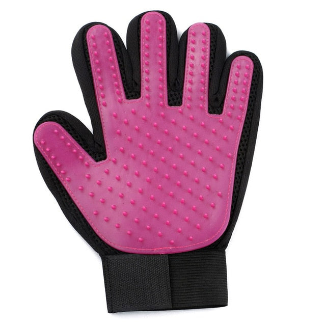 Silicone Pet Grooming Glove For Cats hair Brush Comb Cleaning Deshedding Pets - foxberryparkproducts