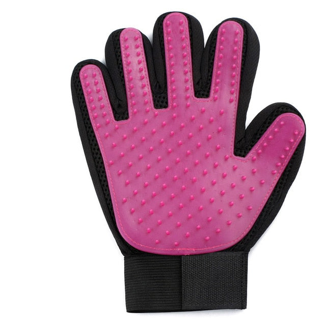 Silicone Pet Grooming Glove For Cats hair Brush Comb Cleaning Deshedding Pets - foxberryparkproducts