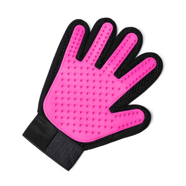 Silicone Pet Grooming Glove For Cats hair Brush Comb Cleaning Deshedding Pets - foxberryparkproducts