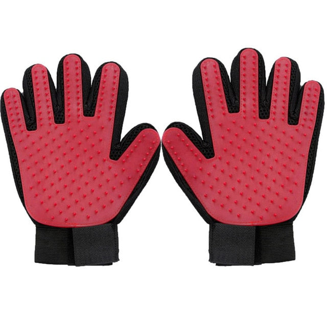 Silicone Pet Grooming Glove For Cats hair Brush Comb Cleaning Deshedding Pets - foxberryparkproducts