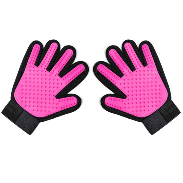 Silicone Pet Grooming Glove For Cats hair Brush Comb Cleaning Deshedding Pets - foxberryparkproducts