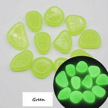 Load image into Gallery viewer, Blue Green Luminous Stones Glow in Dark - foxberryparkproducts
