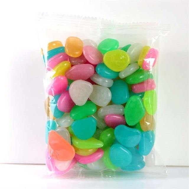 Blue Green Luminous Stones Glow in Dark - foxberryparkproducts