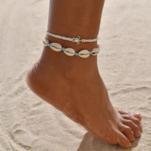 Load image into Gallery viewer, Anklet-Bracelets Bohemian Shell Heart Summer Tortoise Barefoot Girls  ID A114 - 1138 - foxberryparkproducts
