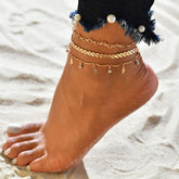 Anklet-Bracelets Bohemian Shell Heart Summer Tortoise Barefoot Girls  ID A114 - 1138 - foxberryparkproducts