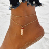 Anklet-Bracelets Bohemian Shell Heart Summer Tortoise Barefoot Girls  ID A114 - 1138 - foxberryparkproducts