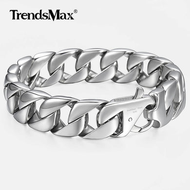 Very Stylish Cuban Link Man's Bracelet - foxberryparkproducts