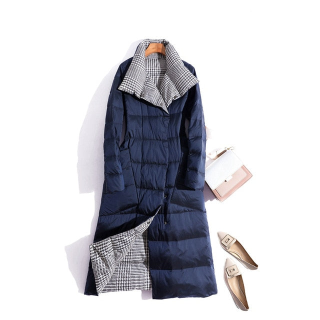 2020 Women Winter Coat Stand Collar White Duck Down - foxberryparkproducts