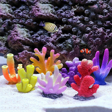 Resin Coral Decoration Colorful Fish Aquarium Decoration - foxberryparkproducts