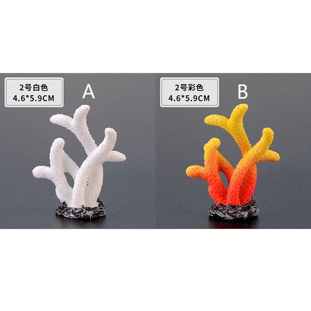Resin Coral Decoration Colorful Fish Aquarium Decoration - foxberryparkproducts