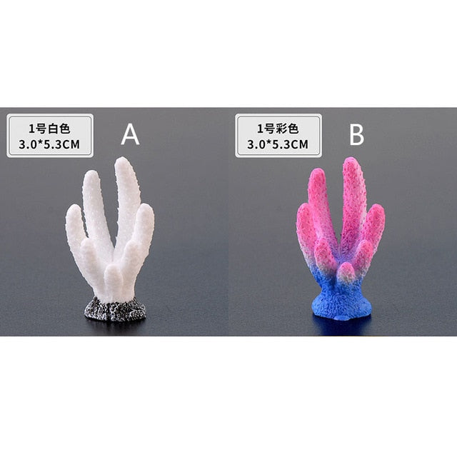 Resin Coral Decoration Colorful Fish Aquarium Decoration - foxberryparkproducts