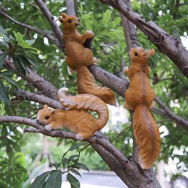 Garden   Squirrel Statue   one, two, or three       ID E512 - 5101 - foxberryparkproducts