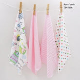 100% Cotton Newborn Baby Towels Saliva Towel Nursing Towel - foxberryparkproducts