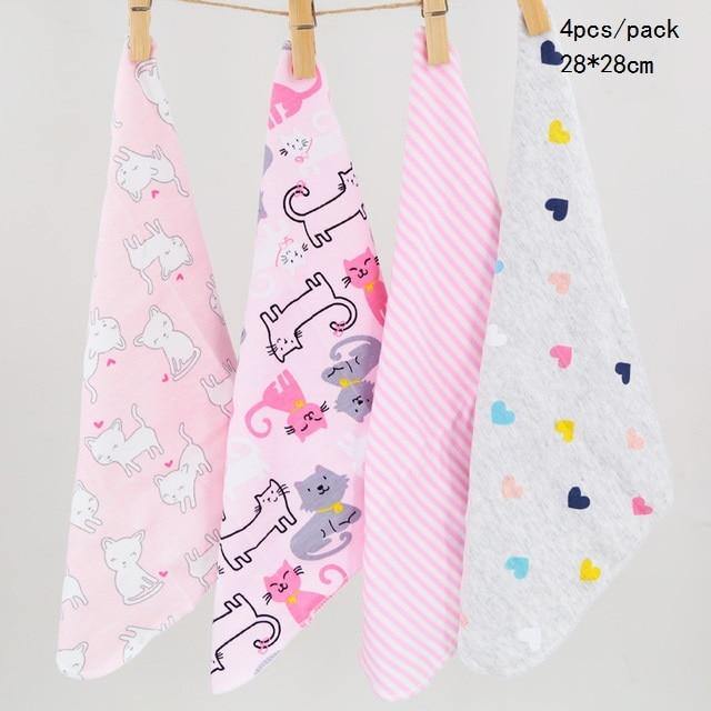 100% Cotton Newborn Baby Towels Saliva Towel Nursing Towel - foxberryparkproducts