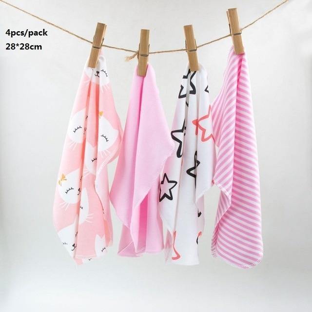 100% Cotton Newborn Baby Towels Saliva Towel Nursing Towel - foxberryparkproducts