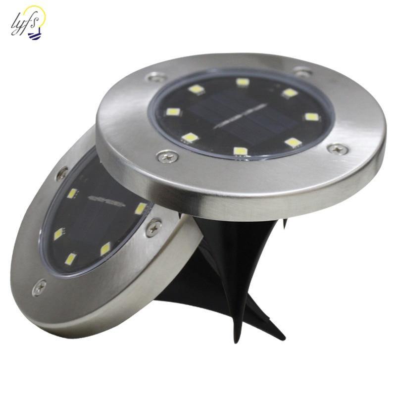 4pcs Solar Powered Ground Light Waterproof - foxberryparkproducts