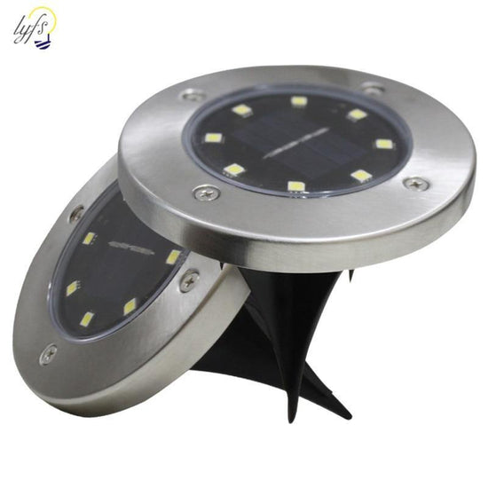 4pcs Solar Powered Ground Light Waterproof - foxberryparkproducts