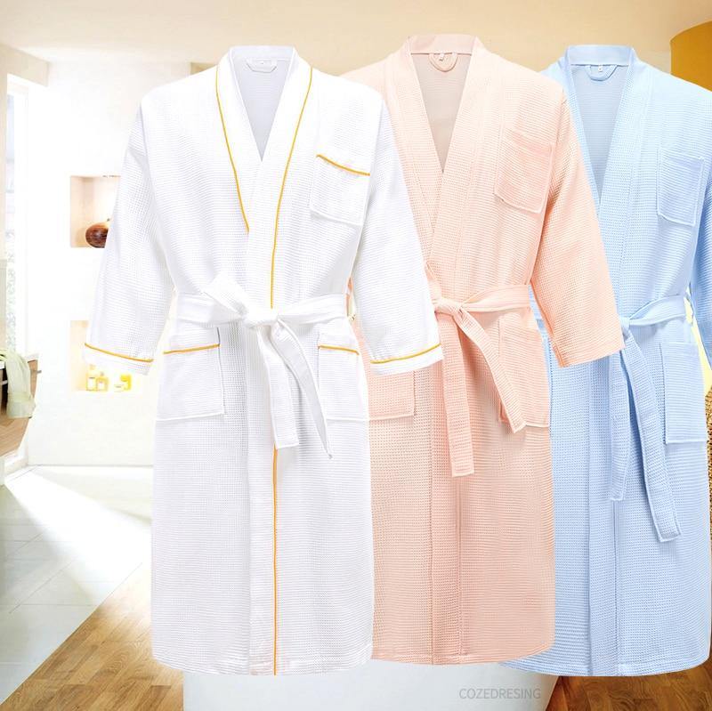Wonderful Soft 5 Star Hotel 100% Cotton Men Kimono Bathrobe - foxberryparkproducts