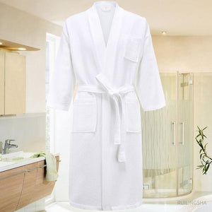 Wonderful Soft 5 Star Hotel 100% Cotton Men Kimono Bathrobe - foxberryparkproducts