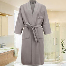Load image into Gallery viewer, Wonderful Soft 5 Star Hotel 100% Cotton Men Kimono Bathrobe - foxberryparkproducts
