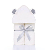Organic Bamboo Hooded Baby Towel – Ultra Soft and Super Absorbent B - foxberryparkproducts