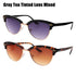 SOOLALA Semi-rimless Cat Eye Reading Glasses Women Magnifying Eyeglasses Presbyopia Sunglasses Reading Glasses 0.5 1.5 to 5.0 - foxberryparkproducts