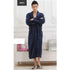 Women Men Flannel Bath Robe Sleepwear 2020 Autumn Winter Solid Plush - foxberryparkproducts