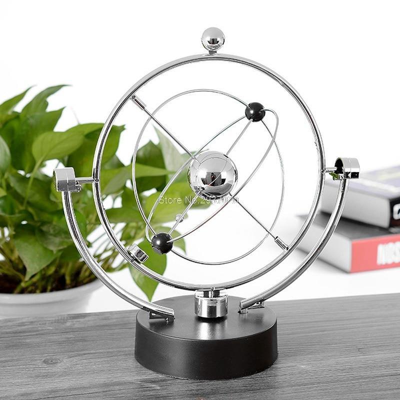 Kinetic Orbital Revolving Gadget Perpetual Motion r Art Toy Gift Desk Set - foxberryparkproducts