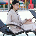 Men Women 100% Cotton Terry Bathrobe - foxberryparkproducts