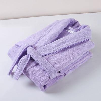 Men Women 100% Cotton Terry Bathrobe - foxberryparkproducts