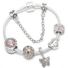 Load image into Gallery viewer, Bracelets  BAOPON Vintage Silver Color Charms    ID  A114 - 1135 - foxberryparkproducts
