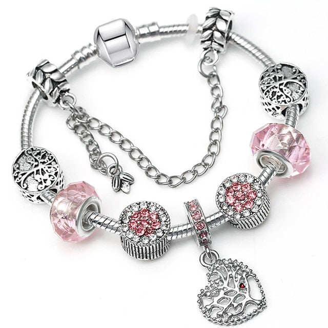 Bracelets  BAOPON Vintage Silver Color Charms    ID  A114 - 1135 - foxberryparkproducts
