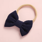 Hairband Newborn Kids Toddler Hair Accessories Spring Summer nylon corduroy - foxberryparkproducts