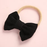 Hairband Newborn Kids Toddler Hair Accessories Spring Summer nylon corduroy - foxberryparkproducts