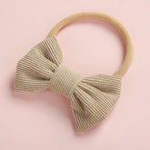 Hairband Newborn Kids Toddler Hair Accessories Spring Summer nylon corduroy - foxberryparkproducts