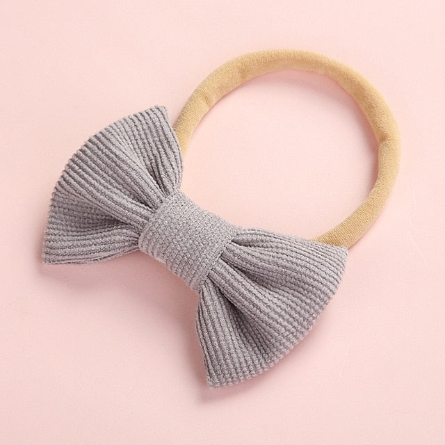 Hairband Newborn Kids Toddler Hair Accessories Spring Summer nylon corduroy - foxberryparkproducts