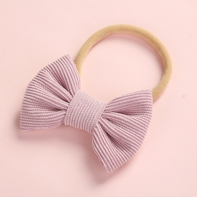 Hairband Newborn Kids Toddler Hair Accessories Spring Summer nylon corduroy - foxberryparkproducts