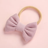 Hairband Newborn Kids Toddler Hair Accessories Spring Summer nylon corduroy - foxberryparkproducts