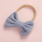 Hairband Newborn Kids Toddler Hair Accessories Spring Summer nylon corduroy - foxberryparkproducts