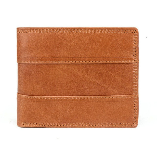 GENODERN Cow Leather Men Wallets - foxberryparkproducts