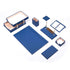 Leather Desk Set 10 Pieces With Double Document Tray - foxberryparkproducts