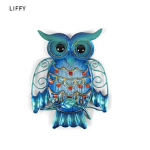 Load image into Gallery viewer, Metal Owl Home Decor for Garden - foxberryparkproducts

