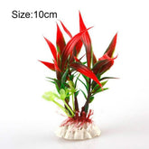 Artificial Aquarium Plant Decoration Fish Tank Submersible Flower Grass  Plant 10-30cm - foxberryparkproducts